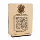 Επιτραπέζιο Stand με QR Code | Μονής Όψης | 18 x 15cm